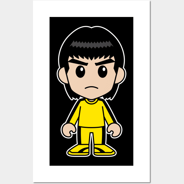 Kung Fu Master Wall Art by Chibi Pops